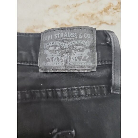 Levi's 311 Skinny Jeans Shaping Black Mid-rise Stretch Denim  32 - Picture 5 of 10